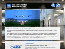 Tablet Screenshot of estacionamentoguarulhos.com.br